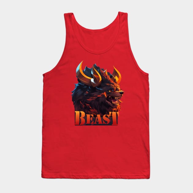 beast Tank Top by AOAOCreation